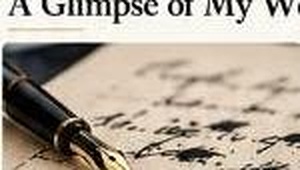 Writing Manuscript and Pen