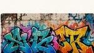 Graffiti Mural Wall Art